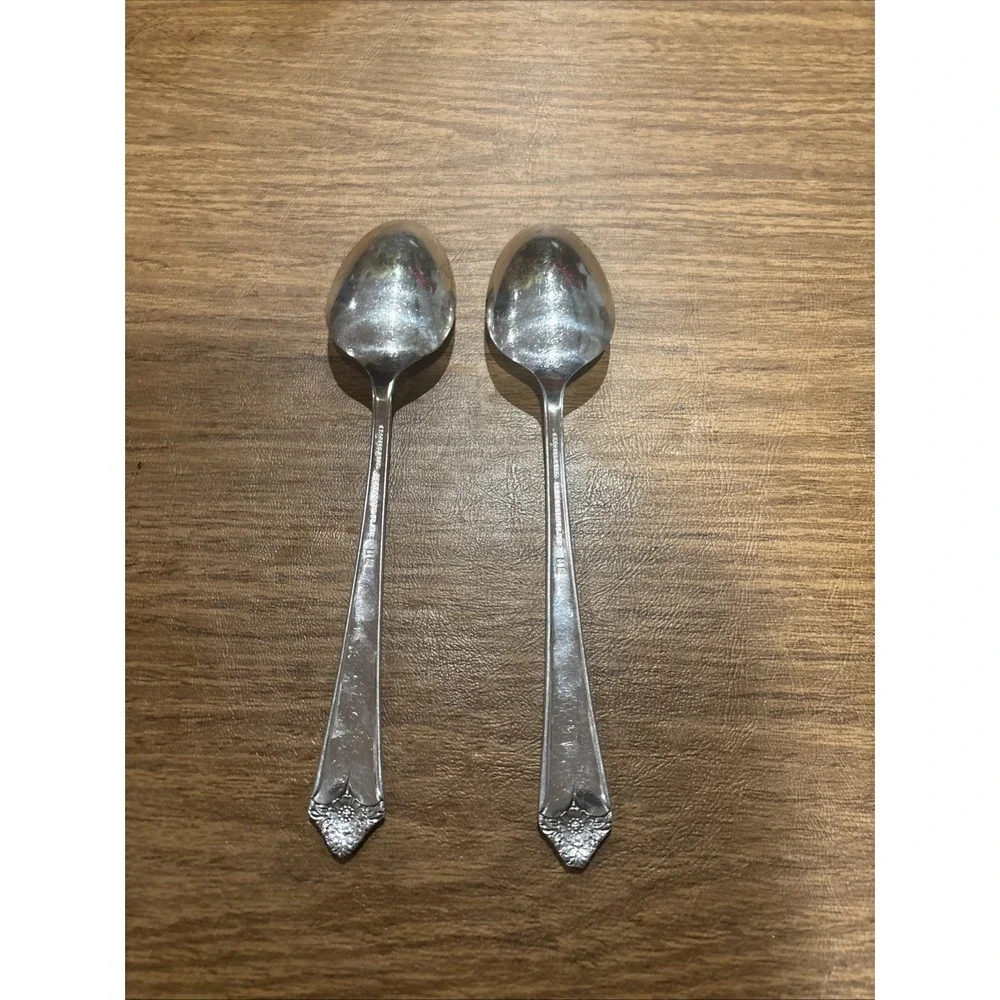 Rogers Bro STARLITE Pattern Reinforced Plate IS Flatware 1950's - 64 Pcs.
